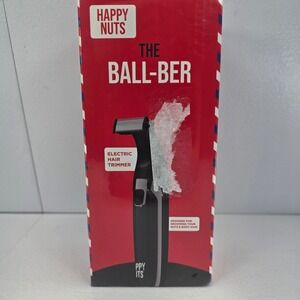 Happy Nuts The Ball-Ber Electric Body Hair Trimmer Mens Groin Groomer Black NEW